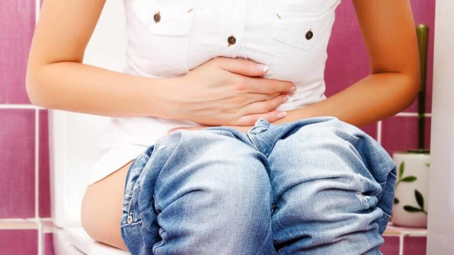 črevná porucha v prípade odmietnutia fajčenia